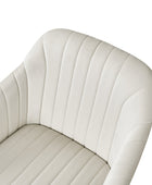 Theo Modern Velvet Task Chair with Tufted Back