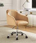 Theo Modern Velvet Task Chair with Tufted Back