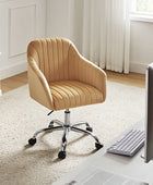 Theo Modern Velvet Task Chair with Tufted Back