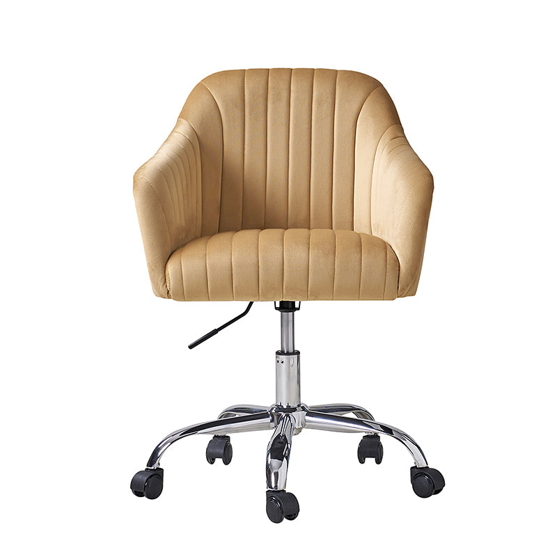 Theo Modern Velvet Task Chair with Tufted Back