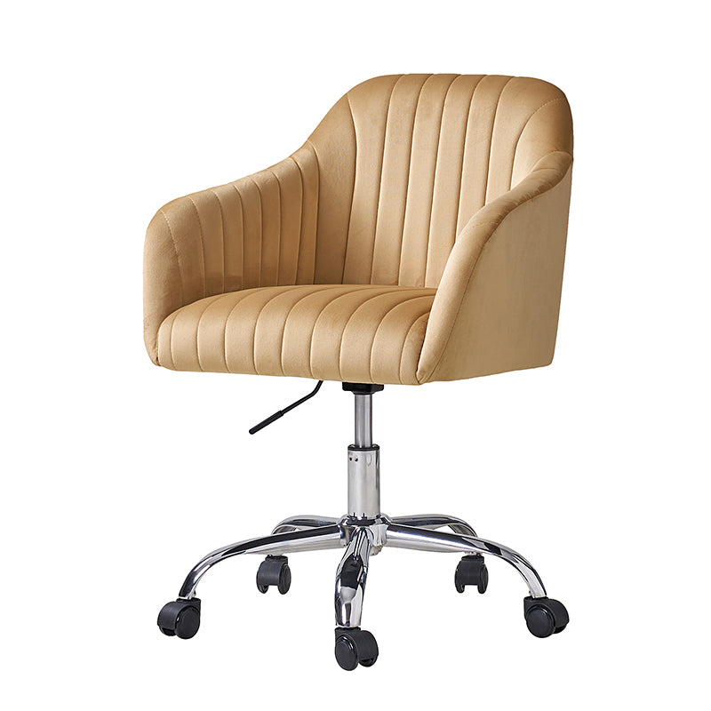 Theo Modern Velvet Task Chair with Tufted Back