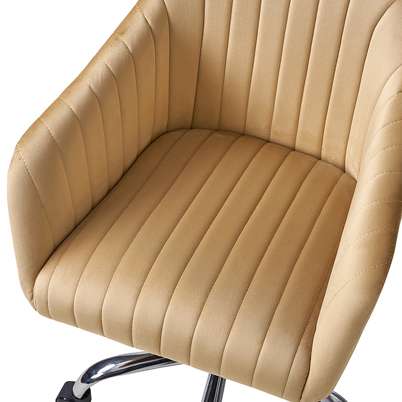 Theo Modern Velvet Task Chair with Tufted Back