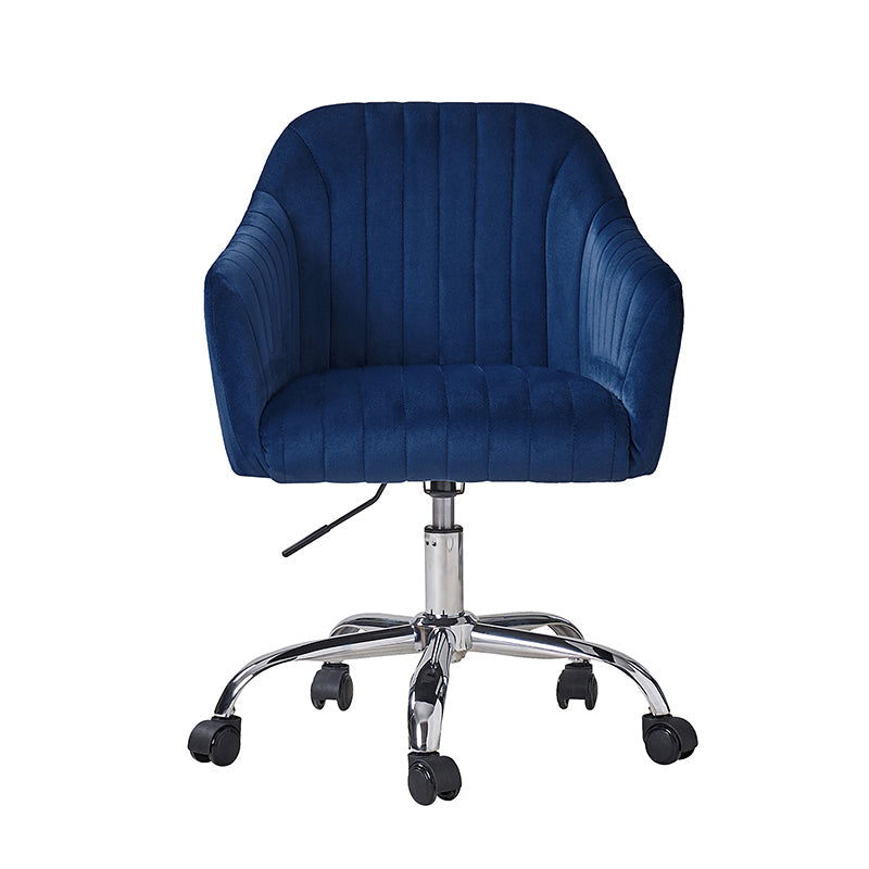 Theo Modern Velvet Task Chair with Tufted Back