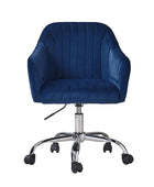 Theo Modern Velvet Task Chair with Tufted Back