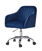 Theo Modern Velvet Task Chair with Tufted Back