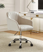 Theo Modern Velvet Task Chair with Tufted Back