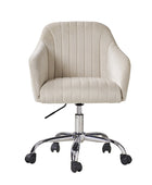 Theo Modern Velvet Task Chair with Tufted Back