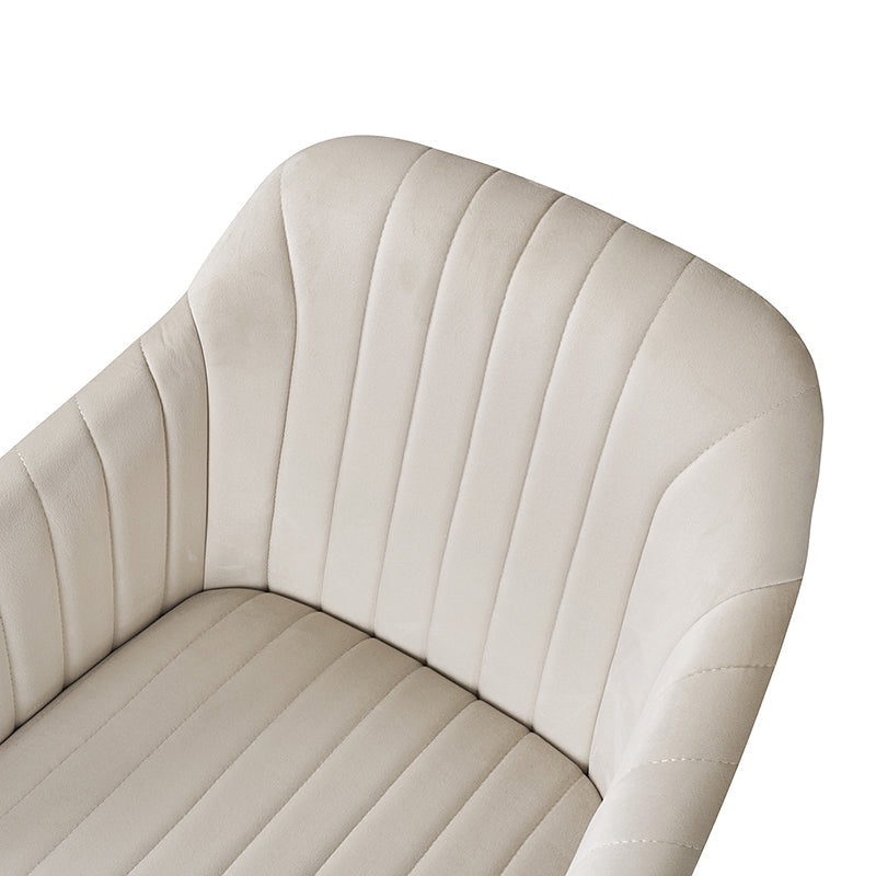 Theo Modern Velvet Task Chair with Tufted Back