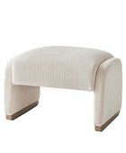 Randolph Rounded Modern Design Corduroy Ottoman