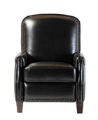 Claudia Genuine Leather Glider Recliner Mid-Century Comfort & Style
