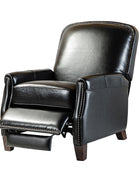 Claudia Genuine Leather Glider Recliner – Mid-Century Comfort & Style