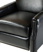 Claudia Genuine Leather Glider Recliner – Mid-Century Comfort & Style