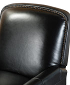 Claudia Genuine Leather Glider Recliner – Mid-Century Comfort & Style