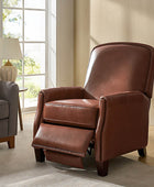 Genuine Leather Glider Recliner