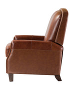 Claudia Genuine Leather Glider Recliner – Mid-Century Comfort & Style