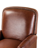 Claudia Genuine Leather Glider Recliner – Mid-Century Comfort & Style