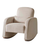Richard Soft Corduroy Rocking Chair with Lumbar Support