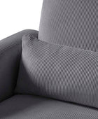 Richard Soft Corduroy Rocking Chair with Lumbar Support