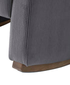 Richard Soft Corduroy Rocking Chair with Lumbar Support