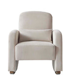 Richard Soft Corduroy Rocking Chair and Ottoman