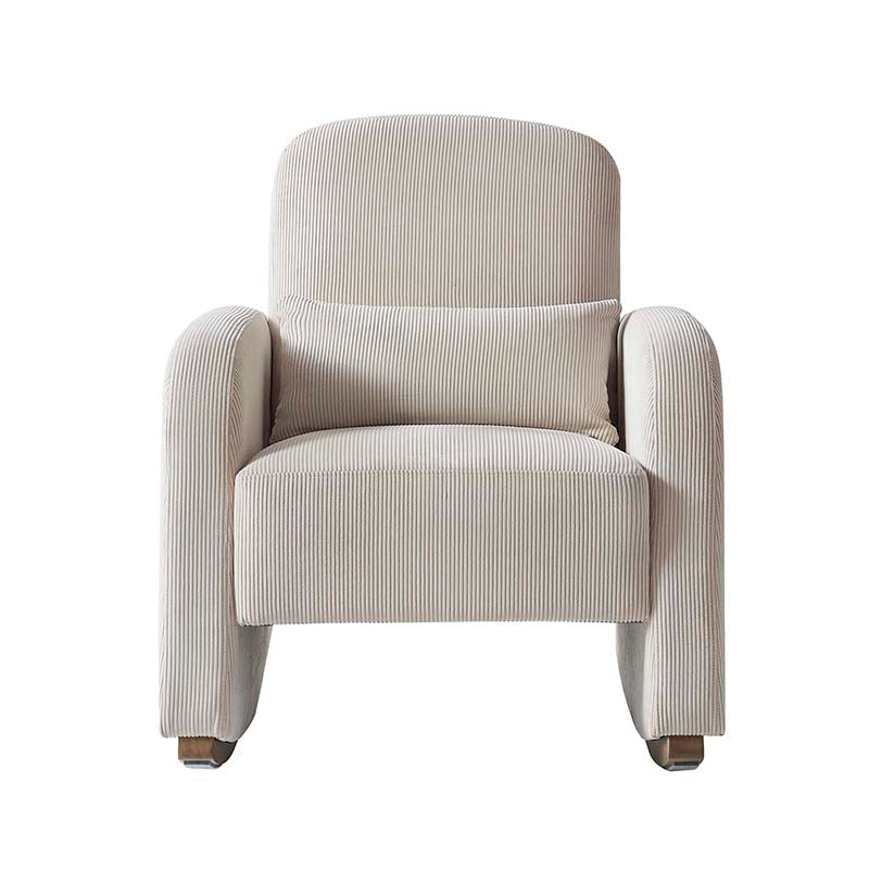 Richard Soft Corduroy Rocking Chair and Ottoman