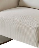 Richard Soft Corduroy Rocking Chair with Lumbar Support