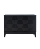 Kamu 115 cm Wide Sideboard with 3 Push-to-Open Doors