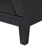 Kamu 115 cm Wide Sideboard with 3 Push-to-Open Doors