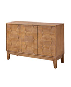 Kamu 115 cm Wide Sideboard with 3 Push-to-Open Doors