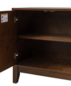 Kamu 115 cm Wide Sideboard with 3 Push-to-Open Doors