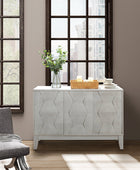 Kamu 115 cm Wide Sideboard with 3 Push-to-Open Doors