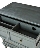 Galatea 3-Drawer Bedside Table with Charging Station