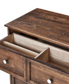 Galatea 3-Drawer Bedside Table with Charging Station