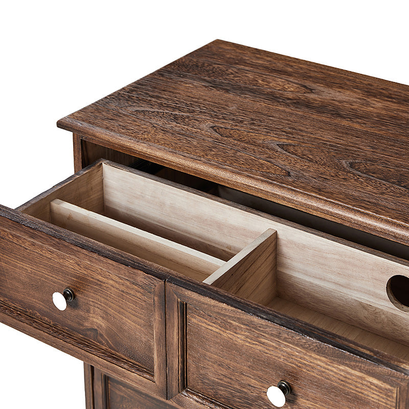 Galatea 3-Drawer Bedside Table with Charging Station