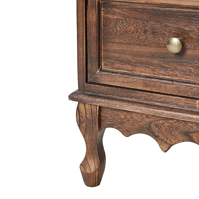 Galatea 3-Drawer Bedside Table with Charging Station