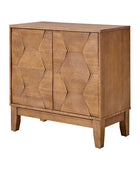 Kamu 2-Door Sideboard Cabinet with Push Open & Adjustable Shelf