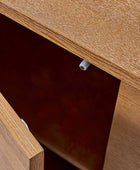 Kamu 2-Door Sideboard Cabinet with Push Open & Adjustable Shelf