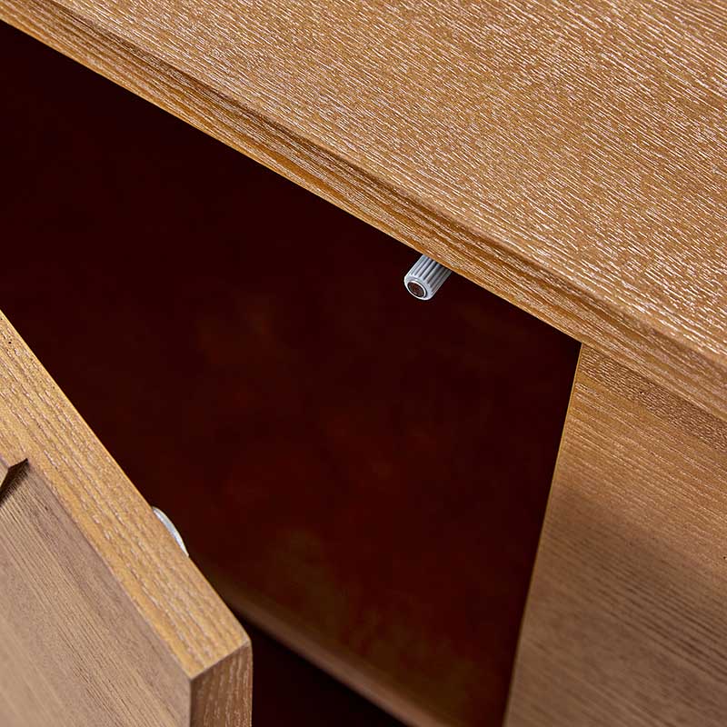 Kamu 2-Door Sideboard Cabinet with Push Open & Adjustable Shelf