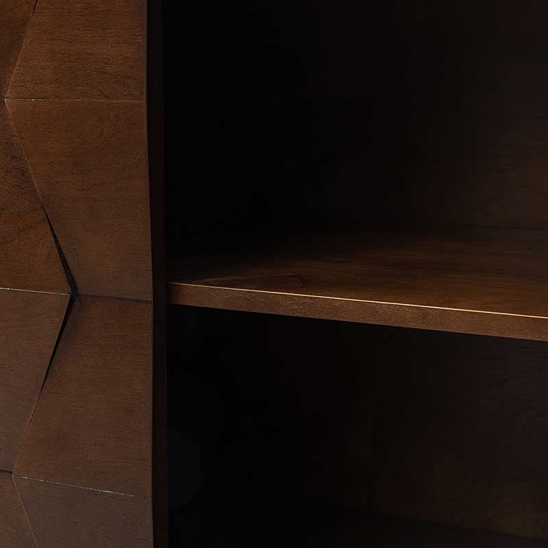 Kamu 2-Door Sideboard Cabinet with Push Open & Adjustable Shelf