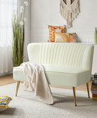 Bariana Velvet Mid-Century Modern Upholstered Loveseat