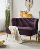 Coraline Floral Upholstered Loveseat with Tufted Back