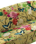 Coraline Floral Upholstered Loveseat with Tufted Back