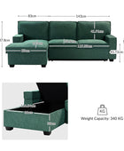 Sendera Classic Sleeper Sofa with Storage & Pull-Out Bed