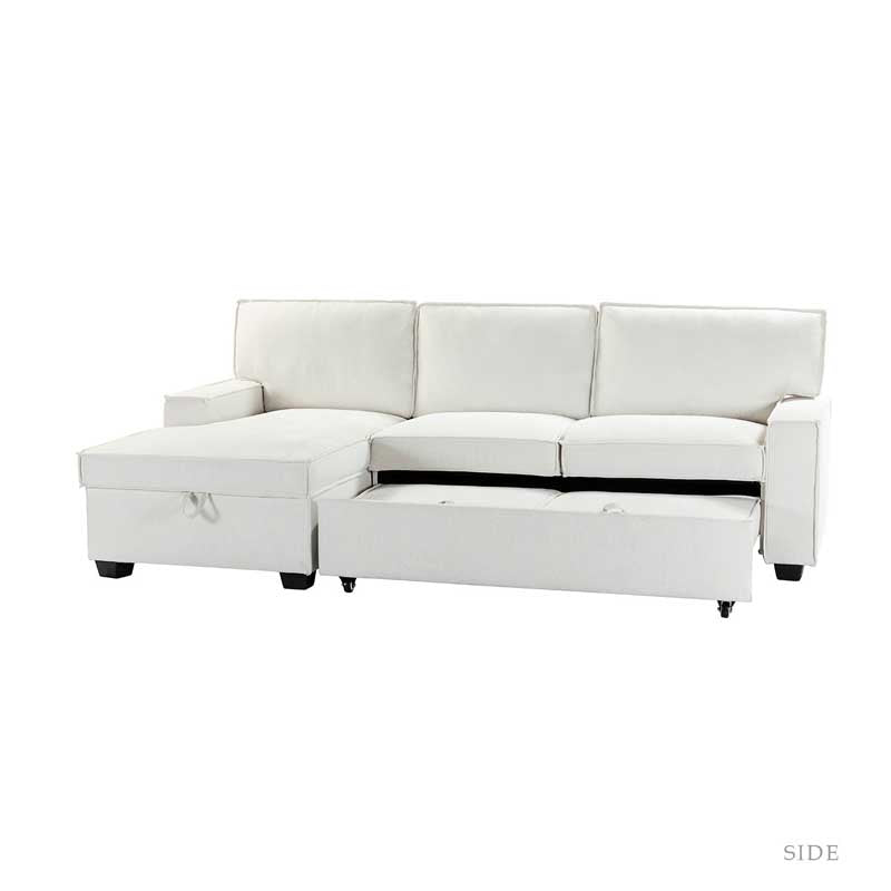 Sendera Classic Sleeper Sofa with Storage & Pull-Out Bed