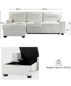 Sendera Classic Sleeper Sofa with Storage & Pull-Out Bed