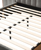 Modory Moro Upholstered Bed Frame with Modular Headboard & Side Storage