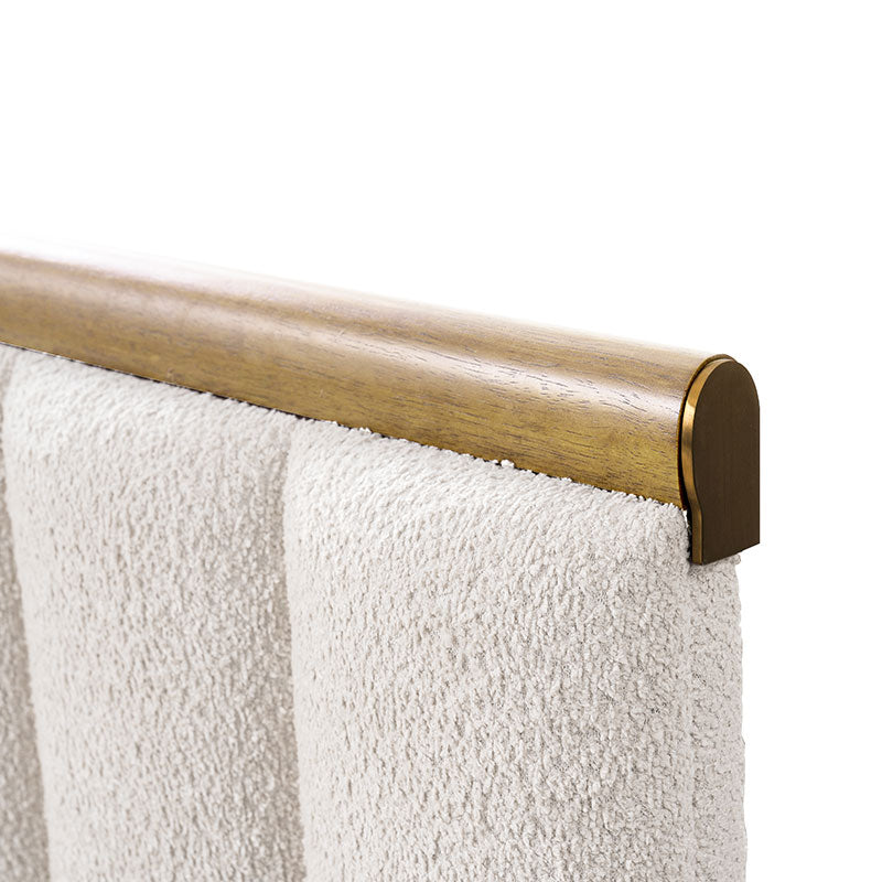 Modory Moro Upholstered Bed Frame with Modular Headboard & Side Storage