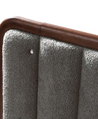 Modory Upholstered Bed Frame with Modular Headboard & Side Storage