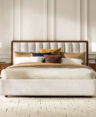 Modory Moro Upholstered Bed Frame with Modular Headboard & Side Storage