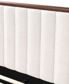 Modory Moro Upholstered Bed Frame with Modular Headboard & Side Storage